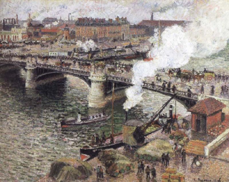 Camille Pissarro The Boldieu Bridge,Rouen